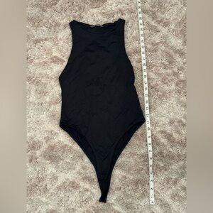 Zara Black One Piece Sleeveless Bodysuit